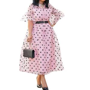 Robe D Ete A Pois A Vintage Rose