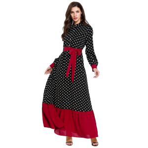 Robe À Pois Rétro