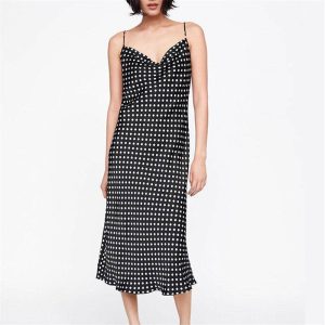 Robe D Ete A Pois Noire