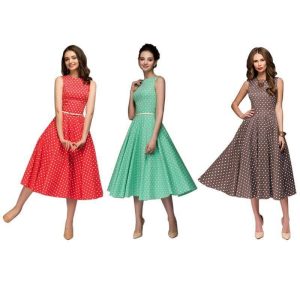 Robe D Ete A Pois Vintage Lunette De Soleil