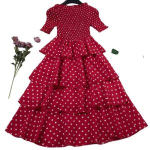 Robe Manche Longue A Pois Tunique Mousseline De Soie