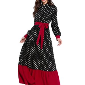 Robe Longue Boheme Ete 2020 À Pois