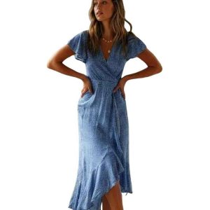 Robe A Pois Grande Taille De Soiree Mi Longue