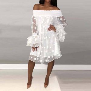 Robe A Pois Grande Taille Africaine