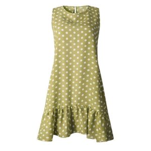 Robe Eté Courte Femme Pois
