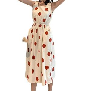 Robe A Pois Grande Taille Longue Femme