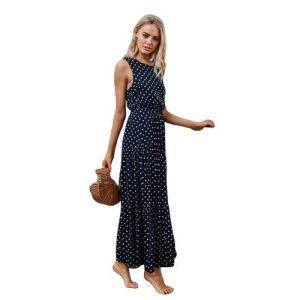 Robe D Ete A Pois Kimono Long Femme