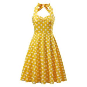 Robe D Ete A Pois Sexy Grande Taille