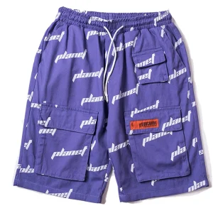 "PLANET" Short Violet Streetwear - URB1™