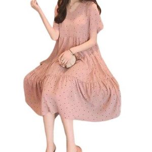 Robe D Ete A Pois Longue Maternite