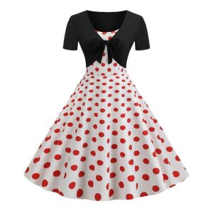 Robe A Pois Vintage Peignoir Set Plus Size