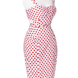 Robe Été Dos Nu De Soirée À Pois