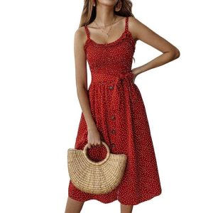 Robe A Pois Vintage Femme