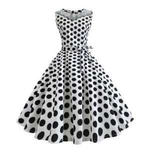 Robe Dentelle A Pois Ete
