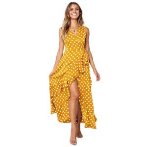 Robe A Pois Grande Taille Maxi