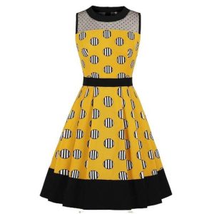 Robe D Ete A Pois Jaune