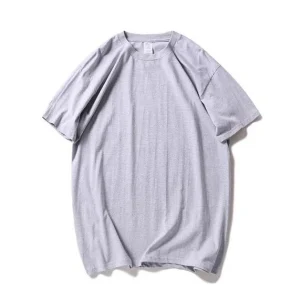 "ESSENTIAL" T-SHIRT BASIQUE UNI GRIS STREETWEAR - URB1™