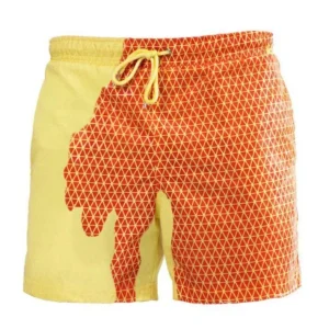 "C-COLOR" Short de bain qui change de couleur Jaune - URB1™