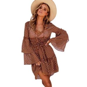 Robe Longue A Pois Tunique