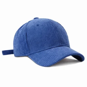 "CAP" Casquette Baseball Snapback en Velour Bleu - URB1™