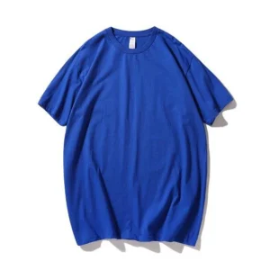 "ESSENTIAL" T-SHIRT BASIQUE UNI BLEU ROYAL STREETWEAR - URB1™