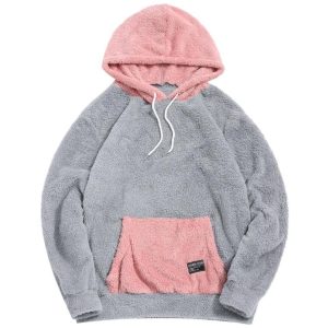 "NOWHERE" Hoodie à capuche Molletonné Gris Rose - URB1™