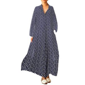 Robe Boheme A Pois Grande Taille Femme