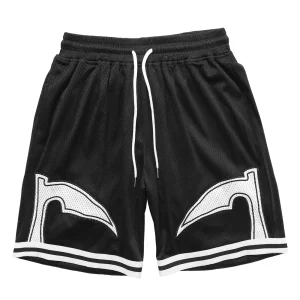 "BSKT" Short Noir Blanc Streetwear - URB1™