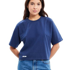 Le tee-shirt Boxy Willie® Heavy jersey bio-recyclé Navy