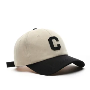 "C" Casquette Baseball Sapback Trucker Noir - URB1™