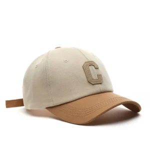 "C" Casquette Baseball Sapback Trucker Beige - URB1™