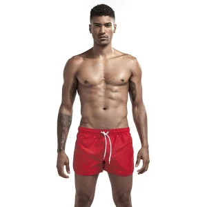 "SWIM" Maillot de bain Short de plage Homme couleur Rouge -  URB1™