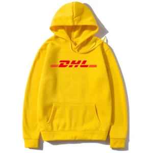 "DHL EXPRESS" Sweat-shirt Pull à capuche Jaune - URB1™