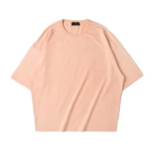 "L'ESSENTIEL" T-shirt Basique Rose Oversize Streetwear - URB1™