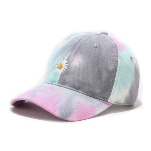 "TIE AND DYE" Casquette baseball Rose Gris Bleu - URB1™