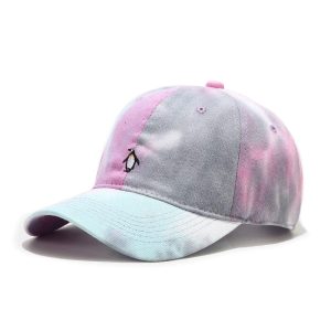 "TIE AND DYE" Casquette baseball Bleu Gris Rose - URB1™