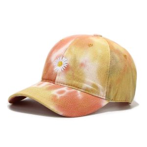 "TIE AND DYE" Casquette baseball Orange Jaune Blanc - URB1™