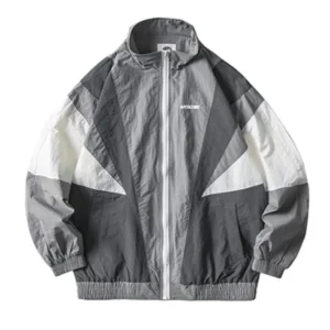 "ARTACME" Veste coupe vent retro Gris - URB1™