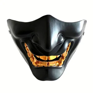 "ONI" Masque Créature Japonaise Noir et Or - URB1™