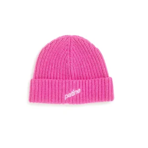 Le bonnet Wooly laine Rose bonbon